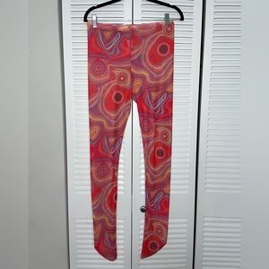 Printed Full Leg Tights-NEVER WORN